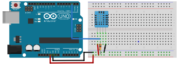 Arduino – Temp and Humidity sensor DHT11/DHT22 – Gizmology Gurus